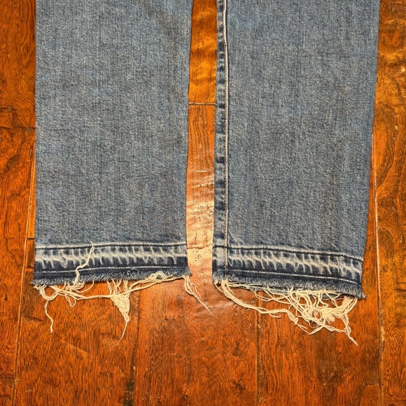 AO.LA Alice & Olivia Amazing Highrise Girlfriend Slim Cropped Jeans 27 - Picture 7 of 14